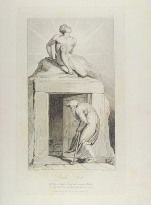 Death's Door, pl.12, illustration from 'The Grave, A Poem' by William Blake (1757-1827) engraved by Luigi Schiavonetti (1765-1810), 1808 (etching)