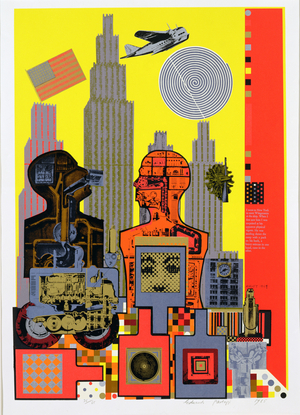 'As is When' - I went to New York, 1965 (screenprint)