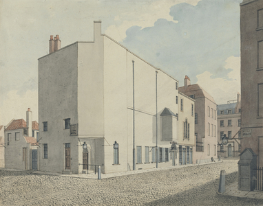 Design for Argyll Concert Rooms, Regent Street, London, c.1819-20 (w/c over graphite on paper)
