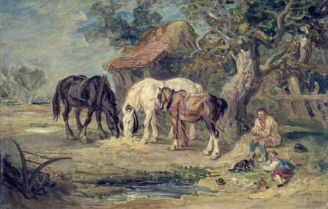 The Midday Meal, c.1830-40 (oil on panel)