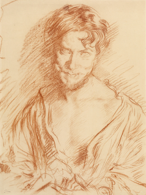 Self Portrait, c.1897 (red chalk on paper)