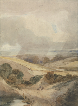 Mousehold Heath, Norwich, 1808 (w/c on laid paper)