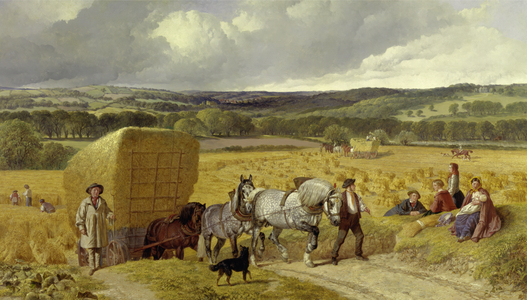 Harvest, 1857 (oil on canvas)