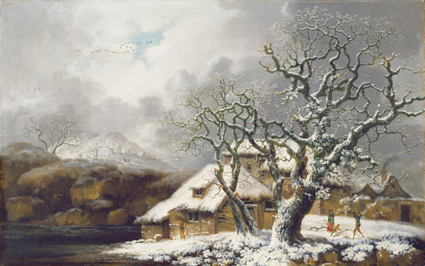 A Winter Landscape, 1752 (oil on canvas)