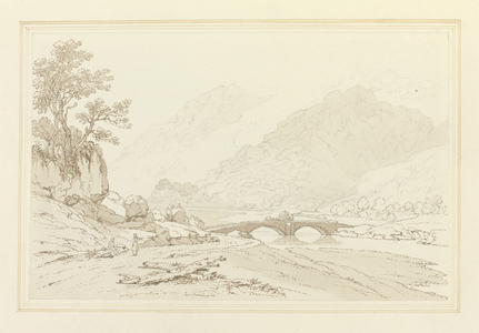The Grange of Borrodale (pen & ink with w/c over graphite on wove paper)