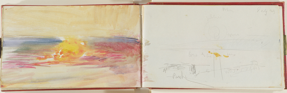 The Channel, c.1845 (graphite & w/c on paper)