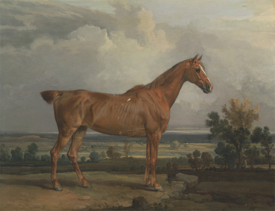 Hunter in a Landscape, 1810 (oil on panel)