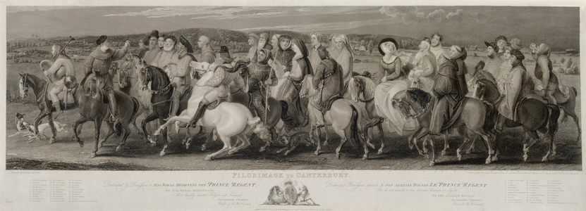 The Pilgrimage to Canterbury, engraved by James Heath (1757-1834) and Luigi Schiavonetti (1765-1810) (etching and engraving)