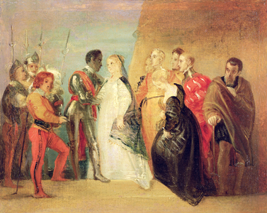 The Return of Othello, Act II, Scene ii from 'Othello', c.1799 (oil on paper mounted on canvas)