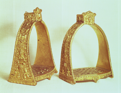 Stirrups belonging to Louis XIV (1638-1715) (gold)