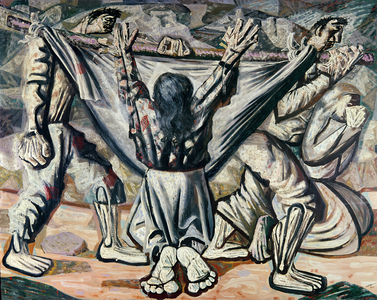 The Burial, from the series 'The Refugees', 1944 (oil on canvas)