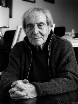 Portrait of Aldo Ciccolini Italian pianist.