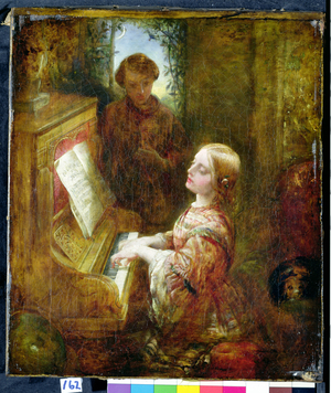 The Evening Hymn, c.1850s (oil on canvas)