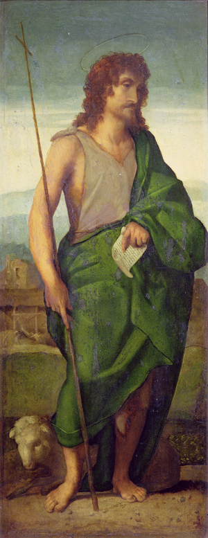 St. John the Baptist (oil on panel)
