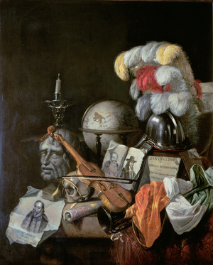 Vanitas (oil on canvas)