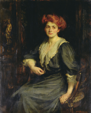 Miss Chloe Preston, c.1909 (oil on canvas)