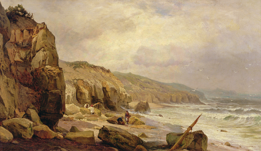 Cornelian Bay, Scarborough, 1878 (oil on canvas)