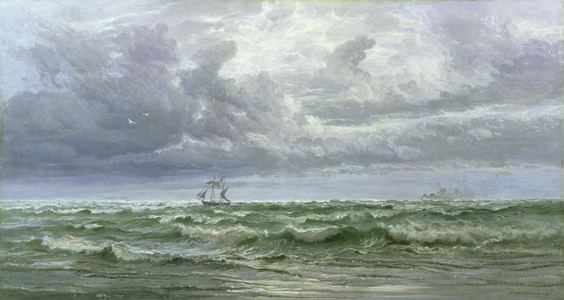 Crossing the Bar, 1873-74 (oil on canvas)