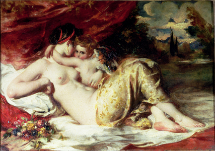 Venus and Cupid, c.1830 (oil on canvas)