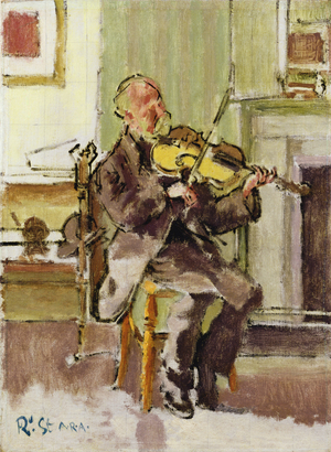 Old Heffel of Rowton House, 1915-17 (oil on canvas)
