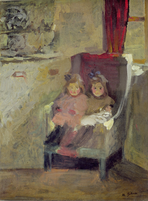 The Artist's Daughters, c.1906-7 (oil on canvas)