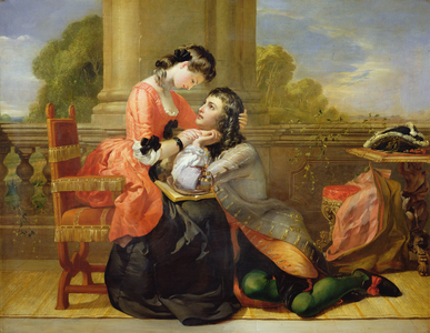 Mated (oil on canvas)