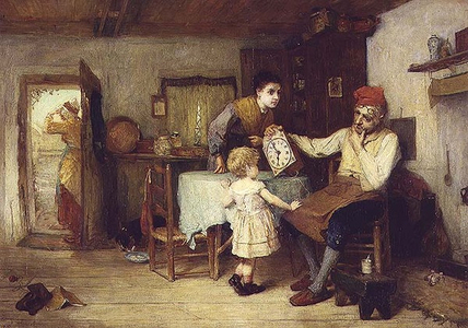 What ails it, Grandad?, 1872 (oil on canvas)