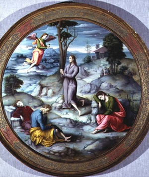 The Agony in the Garden (oil on panel)