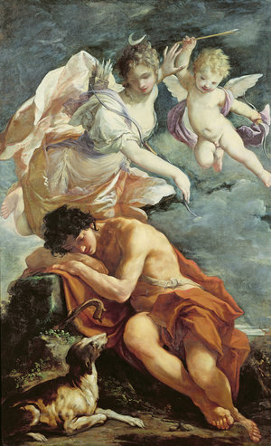 Diana and Endymion (oil on canvas)