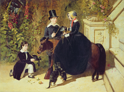 The Shooting Party, 1847 (oil on canvas)