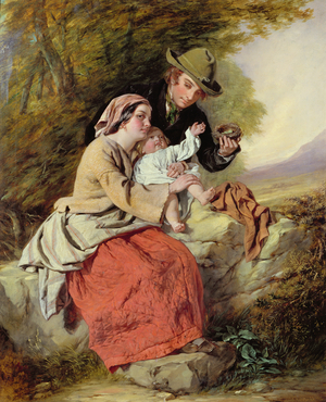 The Bird's Nest (oil on canvas)