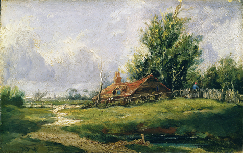 Landscape, c.1837 (oil on wood)