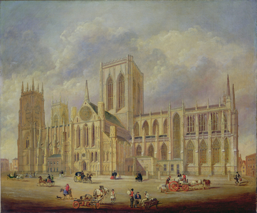 York Minster from the south (oil on canvas)