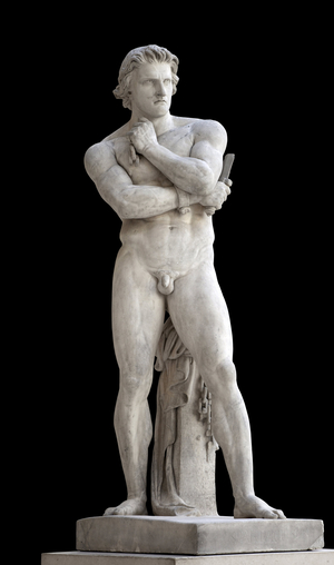 Statue of Spartacus (marble)