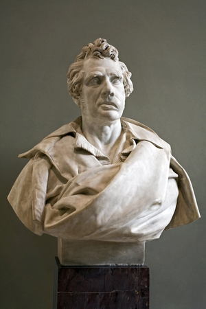 Bust of Jacques Louis David (marble)