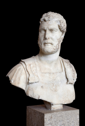 Bust of Hadrian (76-138) (marble)
