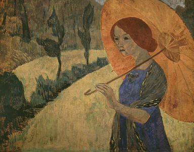 Madame Serusier with a Parasol, 1912 (oil on canvas)