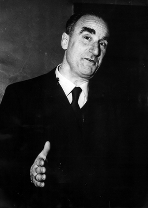 Jan. 01, 1955 - Dr. Ernst Ex mayor of Strasburg tried for war crimes. Dr. Ernst, Mayor of strasburg under the German occupation, as he appeared before the military tribunal in Metz, yesterday