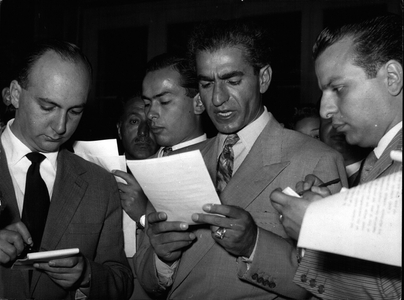 Aug. 20, 1953 - Mohammad Pahlavi Speaks to the Press about Mossadegh's Failure