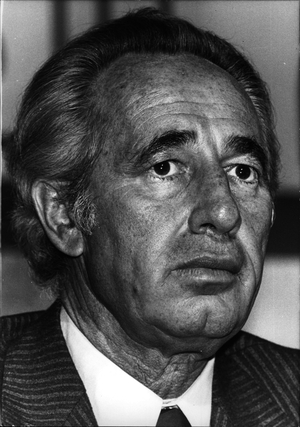 Sep. 29, 1978 - Mr Shimon Peres, leader of opposition party in Israel