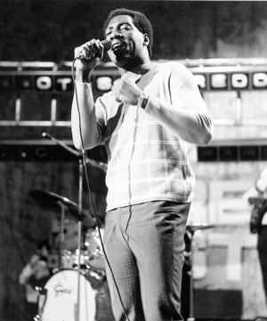 Portrait of the soul singer Otis Redding 1967