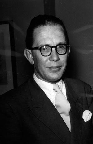 Oct. 10, 1954 - Pictured is German politician Kai Uwe von Hassel, who became the youngest Prime Minister of Schleswig-Holstein at 41 years of age