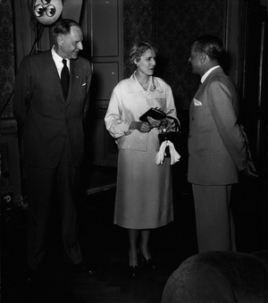 Sep. 21, 1954 - This evening at the Ministry of Foreign Affairs in Rome, the new Italian Foreign Minister, Gaetano Martino met with the Assistant Secretary of State from the United State, Mr. Robert Murphy