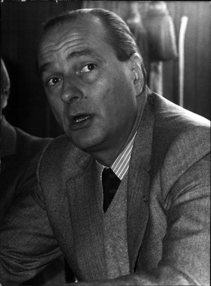 Jan. 16, 1980 The Mayor of Paris Jacques Chirac at a press conference at the Hotel de Ville