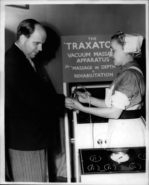 Sep. 09, 1953 - Physical therapy exhibition opened in London.: The Rt. Hon. Iain N. MacLeod, N.P. the Minister of Health - this morning opened the Exhibition of Central Hall of apparatus for physical therapy