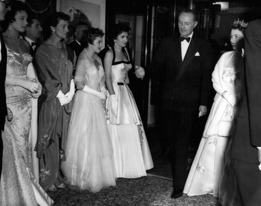 Oct. 10, 1954 - Italian Film Festival Opens In London. Queen Attends Royal Gala Premiere Of” Neapolitan Fantasy”: The Queen, accompanied by the Duke of Edinburgh and Princess Margaret attended the Royal Gala premiere of” Neapolitan Fantasy” at the Tivoli Theatre this evening., to mark the opening of the Italian Film Festival in London