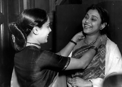 Jan. 01, 1955 - Reception For The New Indian High Commissioner In London: A reception was held at Caxton Hall, Westminster, last evening by the India League in honour of Mrs. Pandit the new Indian High Commissioner to London
