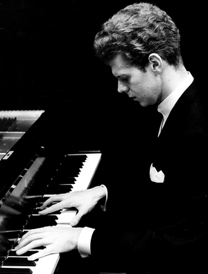 Portrait of American pianist Harvey Lavan Cliburn dit Van Cliburn (1934-2013) around 1970