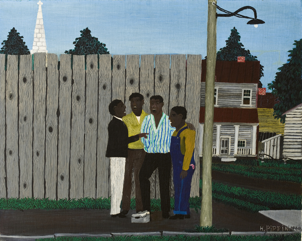 Harmonizing, 1944 (oil on canvas), Pippin, Horace (1888-1946) / American, Allen Memorial Art Museum, Oberlin College, Ohio, USA, © Allen Memorial Art Museum / Gift of Joseph and Enid Bissett / Bridgeman Images