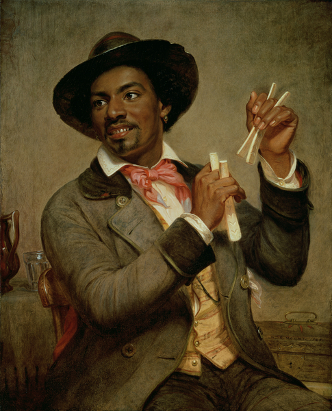 The Bone Player, 1856 (oil on canvas), Mount, William Sidney (1807-68) / American, Museum of Fine Arts, Boston, Massachusetts, USA, 91.76x73.98 cms, © Museum of Fine Arts, Boston / Bequest of Martha C. Karolik for the M. and M. Karolik / Bridgeman Images